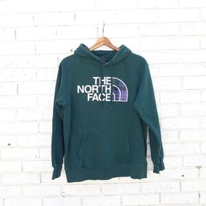 The North Face Hoodie Dark Green Logo